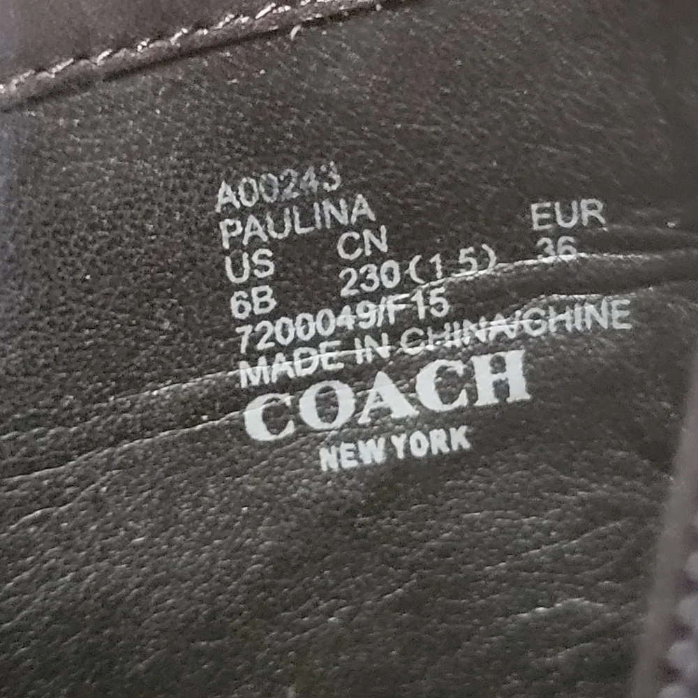 Coach size good